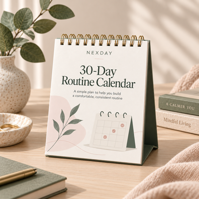Nexday Comfort & Consistency Calendar